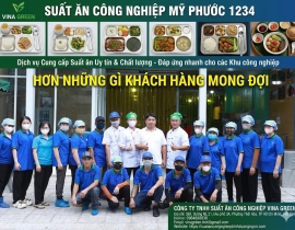 Cung cấp suất ăn công nghiệp Mỹ Phước 1234