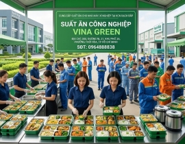 Cung cấp suất ăn cho nhà máy, xí nghiệp tại KCN Rạch Bắp