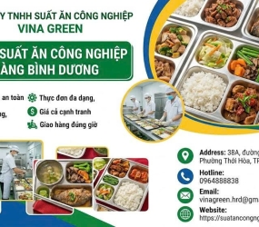 Cung cấp suất ăn công nghiệp Bàu Bàng Bình Dương