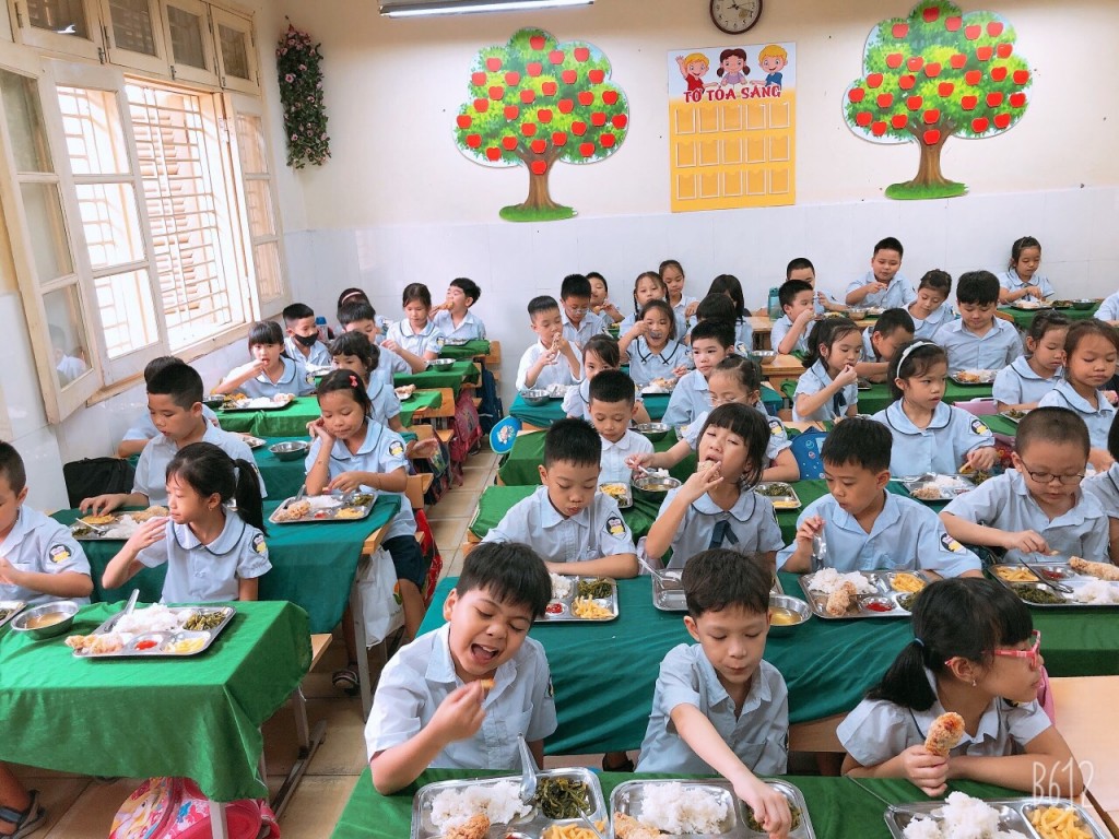 Suất ăn công nghiệp trường Học Hà Tĩnh